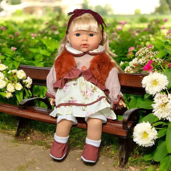 Кукла музыкальная,Файна пан,мягкая,песня,стих,45 см GD 0003 фото