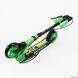 Самокат двухколесный Best Scooter Rio с ручным тормозом, колеса PU 145 мм, складной, зеленый R-15800 фото 2