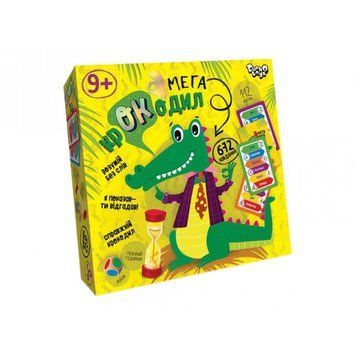 Настільна гра-вікторина &laquo;Мега Крокодил&raquo; CROC-03-01U українською мовою, 112 карток, 672 завдання CROC-03-01U фото