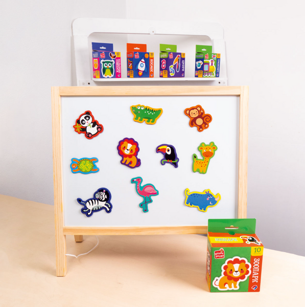 Набір магнітів Vladi Toys Зоопарк VT3106-39 фото