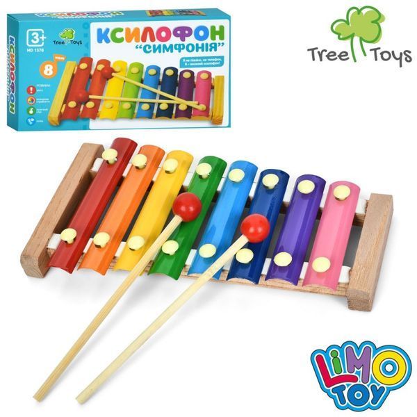 Деревянный ксилофон Limo Toy Симфония MD 1378 фото